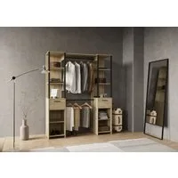 Demeyere GROUP Vorhang-Schrank Gary (B/H/T ca. 160/200/50cm) platzsparendes Design