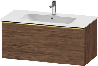 Duravit D-Neo Waschtischunterbau wandhängend Nussbaum dunkel Matt 1010x462x440 mm - DE4263034210000 DE4263034210000