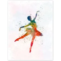 Posterlounge Wandbild Balletttänzerin VIII, nobelart, erhältlich als Poster, Leinwandbild, Wandsticker oder Acrylglasbild