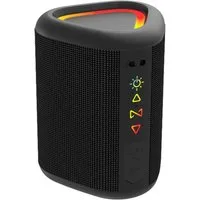 TUWENA Bluetooth Lautsprecher mit Licht, Tragbarer Musikbox, Bluetooth 5.3 Lautsprecher (IPX6 Wasserdicht, AUX- und TF-Karteneingang, TWS-Kopplung, RGB Licht)