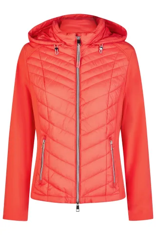 Barbara Lebek - Jacke Down Free mit Kapuze red - Gr. - 36