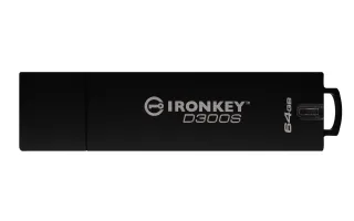 Kingston IronKey 64GB D300S AES 256 XTS verschlüsselter USB-Stick | ikd300s/64gb | 64 GB - USB Typ-A