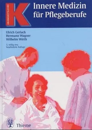 Innere Medizin für Pflegeberufe [Gebundene Ausgabe] [2000] Gerlach Ulrich Wagner Hermann Wirth Wilhelm