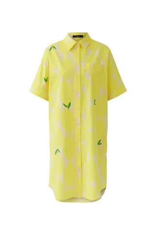 Oui - Hemdblusenkleid yellow stone - Gr. - 44