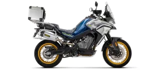 Sport Auspuff Arrow Race-Tech Alu CF Moto MT 800 Sport / Touring Bj.2023-2024 EURO5 eintragunsgfrei