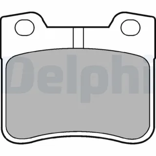 Delphi Bremsbel?ge vorne Citroen Ax Saxo Peugeot 106 LP1051
