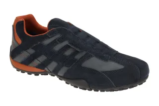 Geox U4507B Herren Slipper navy blau atmungsaktiv wasserdicht Textil-Innenfutter