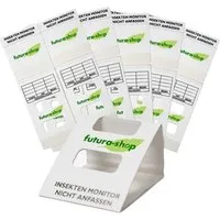 Futura-Shop Insektenfalle 10x Insektenfalle, Schabenfalle, Kakerlakenfalle wirkt 6-8 Wochen, gift- und lösemittelfreie Klebefläche