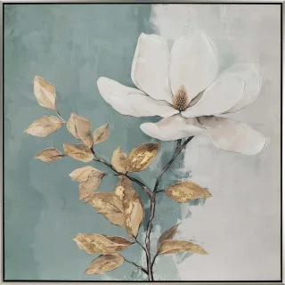 Keilrahmenbild WHITE FLOWERS