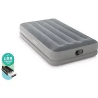 Intex Luftmatratze Intex 64112 TWIN DURA-BEAM PRESTIGE AIRBED W/FASTFILL USB PUMP Luftbet