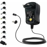 McGrey UAD-1000 Universalnetzteil 1A - einstellbare Spannung Universal-Netzteil (Wechselbare Polarität, inkl. 8 Adapterstecker)
