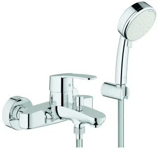 Grohe EH-Wannenbatterie Eurostyle C 33592 mit Wandhalterset chrom, 3359220A 3359220A