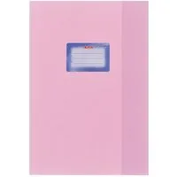 Herlitz Schulheft Herlitz Hefthülle A4 Baststruktur rosa