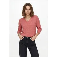 ONLY V-Ausschnitt-Pullover ONLCAMILLA V-NECK L/S PULLOVER KNT NOOS Materialmix, regular fit