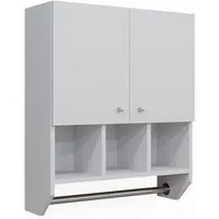 Vicco Hängeschrank Fynn, Weiß, 59.2 x 70.5 cm Hängeschrank mit 2 Türen (1-St)