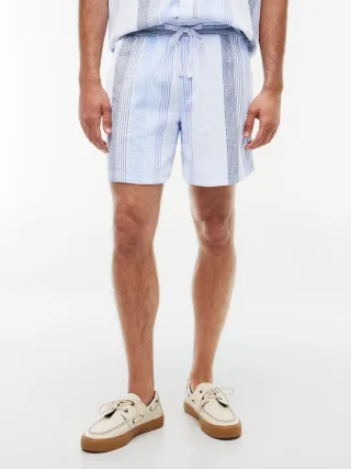 Tommy Jeans (PVH Group) - TJM TEXTURED STRIPE SHORT EXT Sweet Blue Stripes - Gr. - XXL