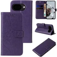 Tec-Expert Handyhülle Cover Tasche Hülle für Google Pixel 10a, Klapphülle Case mit Kartenfach Fliphülle aufstellbar, Motiv Blumen