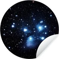 MuchoWow Wandsticker Sternenhimmel - Himmel - Nacht (1 St), Wandtattoo Selbstklebend, Wohnzimmer Deko Aufkleber, 30x30 cm
