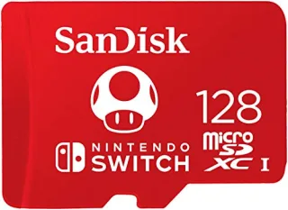 SanDisk microSDXC UHS-I-Karte 128GB [für Nintendo Switch] rot