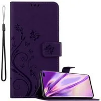 Cadorabo Handyhülle für Samsung Galaxy S10 PLUS Hülle Samsung Galaxy S10 PLUS, Hülle Schutzhülle Blumen Flower mit Standfunktion Kartenfach Magnet