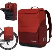 otinga Fahrradtasche Flip Move Fahrradtasche Rucksack Wasserdicht Gepäckträger (19 Liter), 19L Gepäckträgertasche mit Rucksack, Radtasche, in 7 Sekunden umgebaut