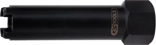 KS Tools Druckschrauben-Zapfenstecknuss, 22,0x28,5x122,0 mm - 455.0003