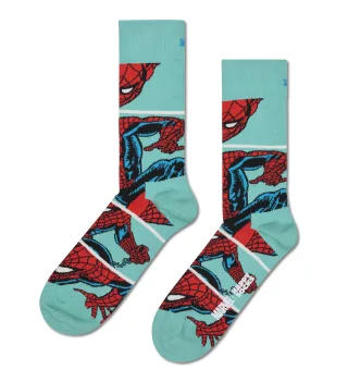 happy socks - MARVEL Web-Slinger Sock Grün - Gr. - 38