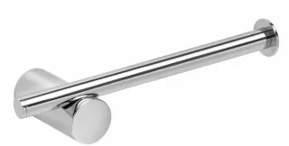 Herzbach Aurel Papierrollenhalter ohne Deckel, rundes Design chrom, 11.814000.1.01 11.814000.1.01