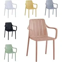 VORTIVO Gartenstuhl stapelbar – wetterfest, bis 200 kg, für Balkon, Terrasse & Esszimmer (Einzelstuhl), bis zu 200 kg belastbar