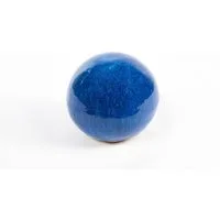 Teramico Dekokugel Gartenkugel Keramik 16cm Blau, 100% Frostfest