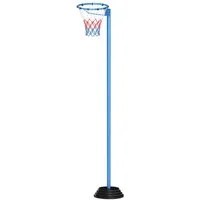 COSTWAY Basketballständer, Mit höhenverstellbarem Pfosten von 105-255 cm