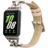 kwmobile Smartwatch-Armband kwmobile Echtleder Uhrenarmband für Samsung Galaxy Fit 3 Armband -, Leder Armband für Samsung Galaxy Fit 3