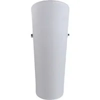 Lindby Wandleuchte Aurora, Glas Weiß IP20, 1 x 60 W