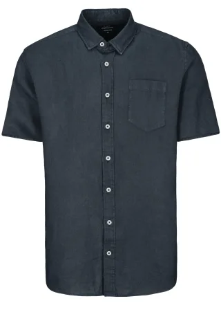 COMMANDER Finest Clothing - Hemd, 1/2 Arm dark navy - Gr. - L
