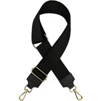 Adel Bags Schulterriemen Taschengurt, Verstellbar, Gold, 5cm Breiter Schultergurt hergestellt in Italien