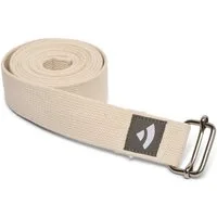 bodhi Yogamatte Yogagurt mit Schiebeschnalle ASANA BELT 2,5m, Metall natur