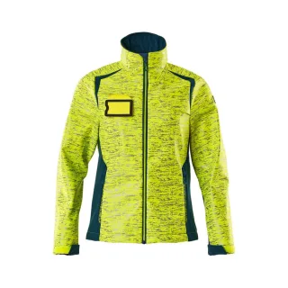 MASCOT Damen Softshell Jacke ACCELERATE SAFE Hi-vis Gelb / Dunkelpetroleum L - 19212-291-1744-L