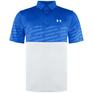 Under Armour Playoff 2,0 Blockiert Herrenblau/Weiß Poloshirt
