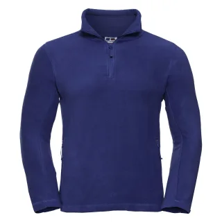 Russell Herren Outdoor Fleecepullover mit Reißverschluss am Kragen (Königsblau)