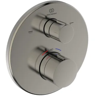 Ideal Standard Badethermostat UP Ceratherm T100 Rosette d:157mm Silver Storm, A8584GN A8584GN
