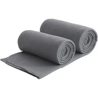 Wohndecke 2er Set eco-line Fleecedecke ca. 130x160, wometo, OEKO-TEX®, 100% recyceltes Material, Antipilling
