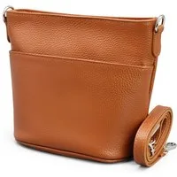 Adel Bags Schultertasche LINA Umhängetasche für Damen, Schultertasche Echtleder Gürteltasche