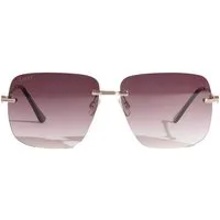 LIPSY Sonnenbrille Lipsy quadratische, randlose Sonnenbrille (1-St)