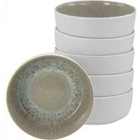 OTTO home Müslischale modernes Schüssel-Set Novalee, Geschirr-Set, Bowl, Steinzeug, (Set, 6-tlg), hohe Haltbarkeit, spülmaschinen- & mikrowellengeeignet, Reaktivglasur