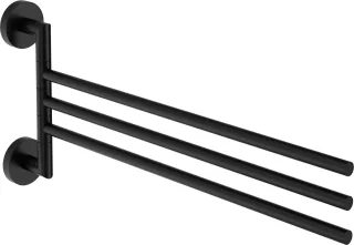 Neuesbad TRIPLE Wandmontage Haken, Schwarz NB1DEADJN6411