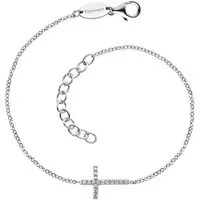 Engelsrufer Silberarmband Armband Armkette Kreuz, mit Zirkonia (synth)