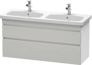 Duravit DuraStyle Waschtischunterbau wandhängend Betongrau & Weiß Matt 1230x448x610 mm - DS649800718 DS649800718