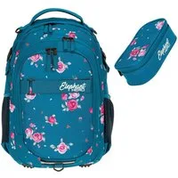 ELEPHANT Schulrucksack Hero Signature Schultasche (2 Teile Set), Rucksack + Mäppchen Box