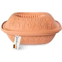 RÖMERTOPF Bräter KLASSIK Bräter, 3 Liter, Keramik, für 4 Personen, Keramik (Set), antihaft