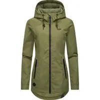 Ragwear Outdoorjacke Zuzka stylische Übergangsjacke mit großer Kapuze